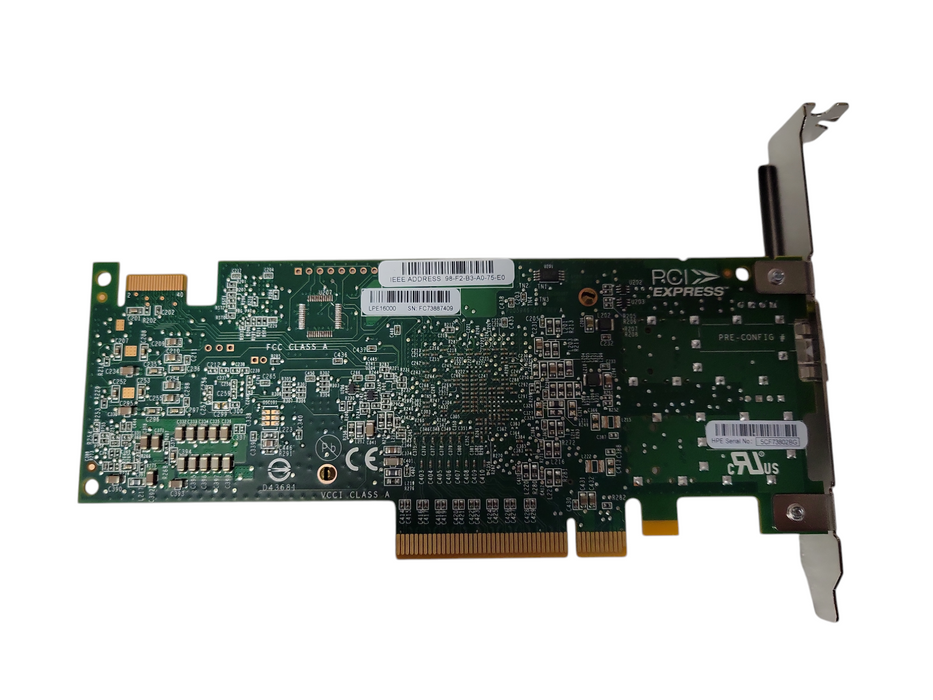 HP StoreFabric SN1100E 16Gb 1-Port Fibre Channel Host Bus Adapter C8R38A 719211