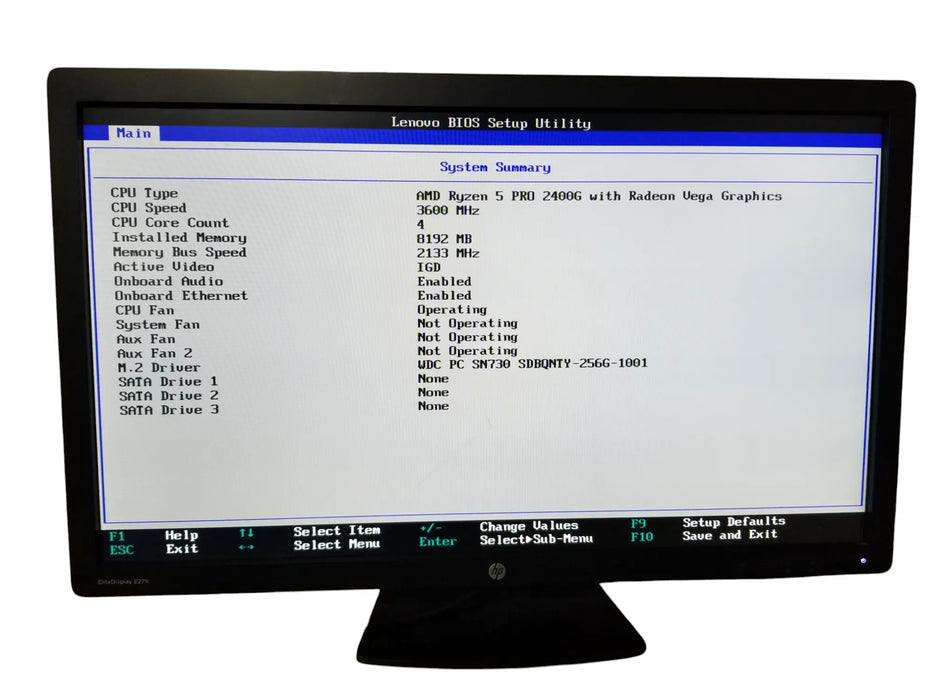 Lenovo ThinkCentre M725s | AMD Ryzen 5 PRO 2400G | 8GB DDR4 | 256GB NVME | READ