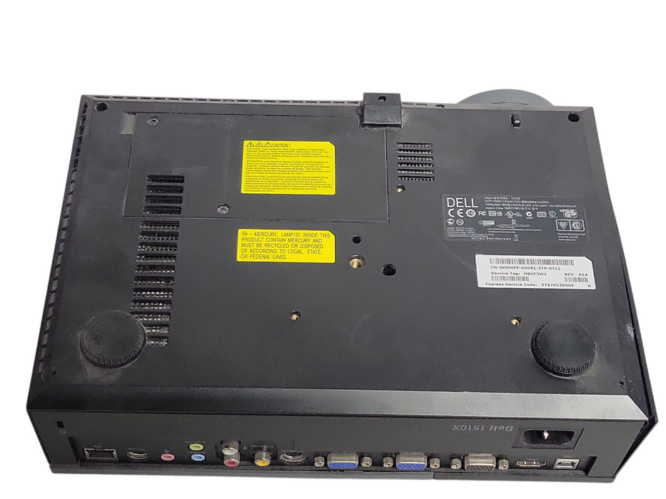Dell 1510X DLP Digital Projector - HDMI, 799 Lamp Hours, No remote