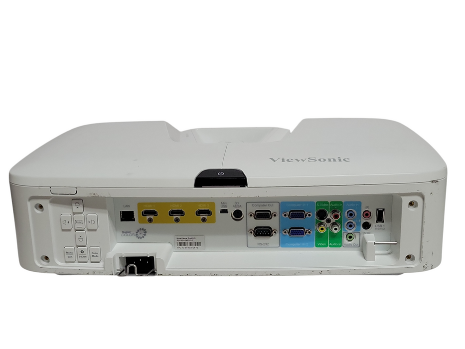 viewsonic pro8510l 5200 lumen DLP projector, only 59 Lamp hours, no remote