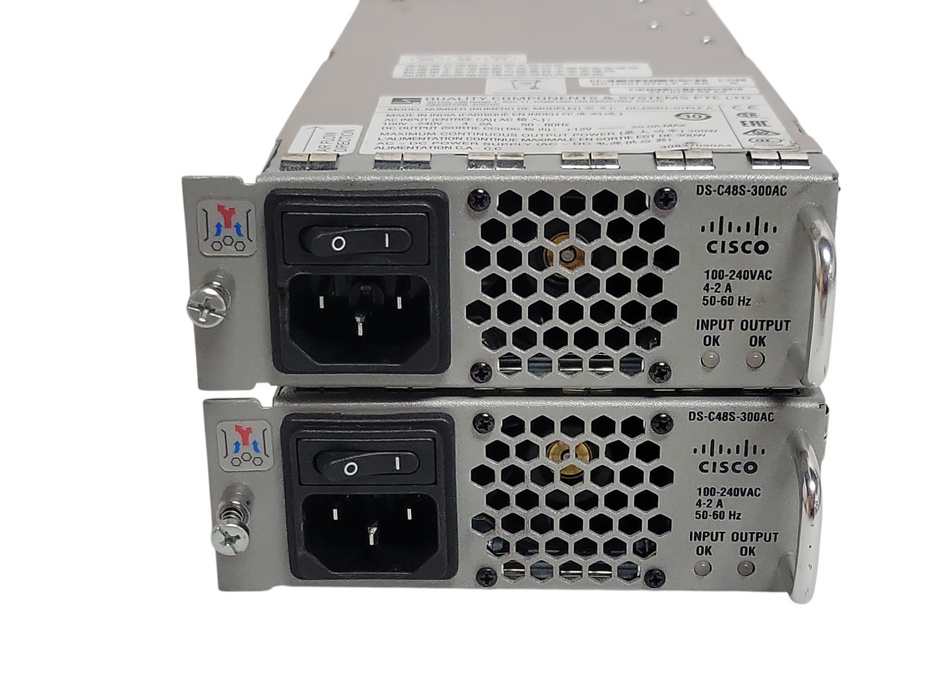 Lot of 2x Cisco DS-C48S-300AC Power Supplies for DS-C9148S-K switch