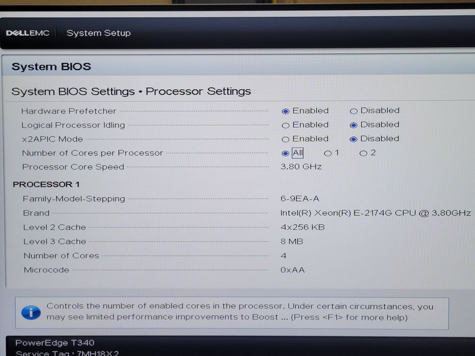 DELL PE T340, Xeon E-2174G 3.80GHz, 32GB DDR4, PERC H330, 4x 4TB SAS HDDs 2x PSU
