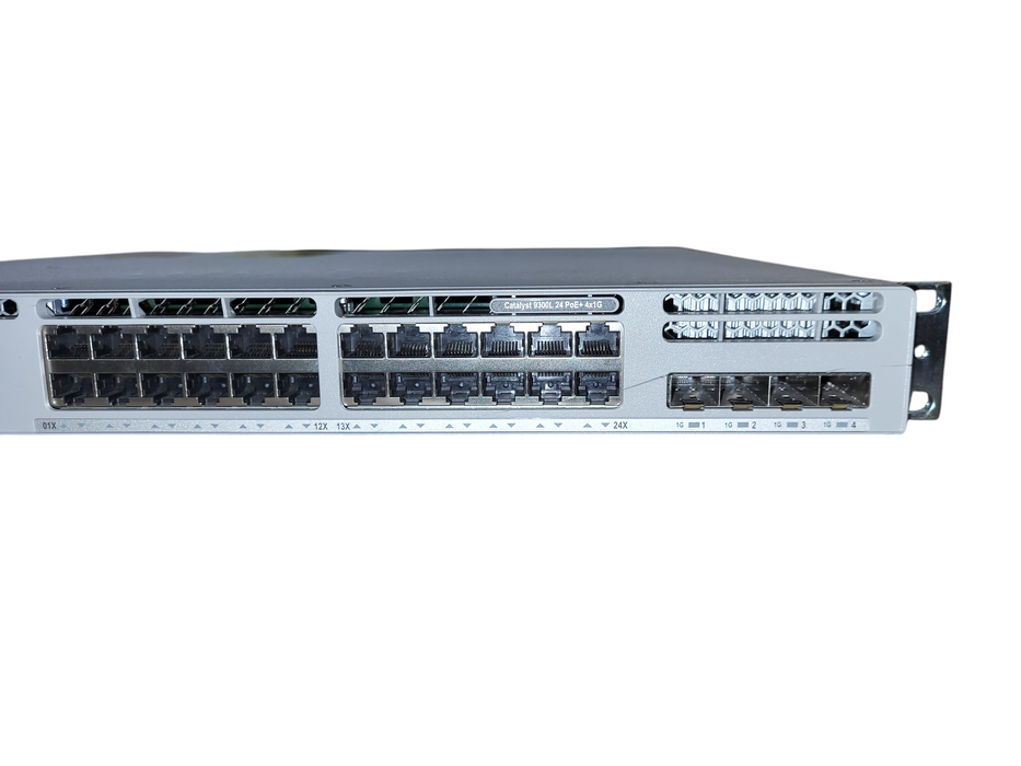 Cisco Catalyst C9300L-24P-4G-E 24-Port PoE+ Network Switch w/ 1x PSU