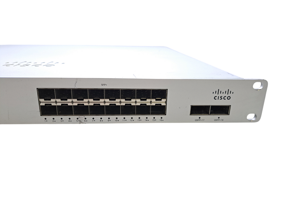 Cisco Meraki MS425-16-HW | 16-Port 10G SFP+, 2x 40G QSFP+ Cloud Switch UNCLAIMED