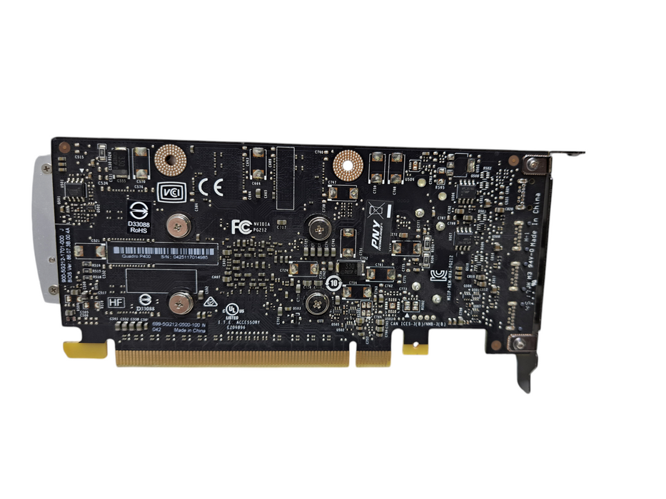PNY NVIDIA Quadro P400 2GB GDDR5 Low Profile Graphics Card