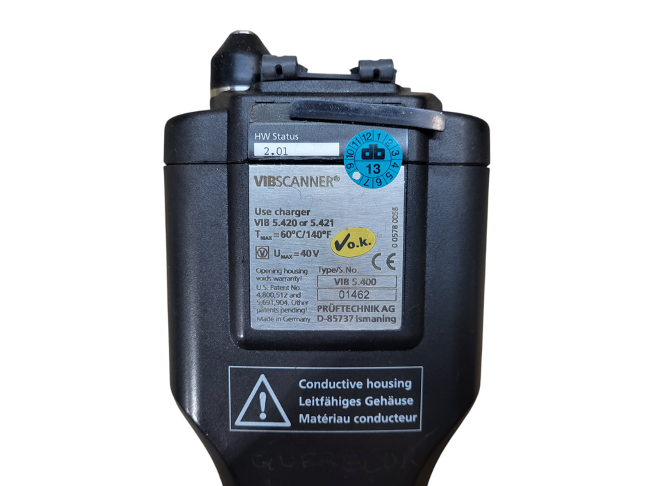 Pruftechnik Vibscanner VIB 5.400 HW 2.01 No AC