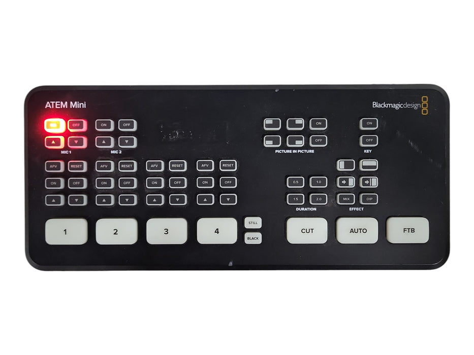 Black Magic Design ATEM Mini Live Video Production Switcher, READ
