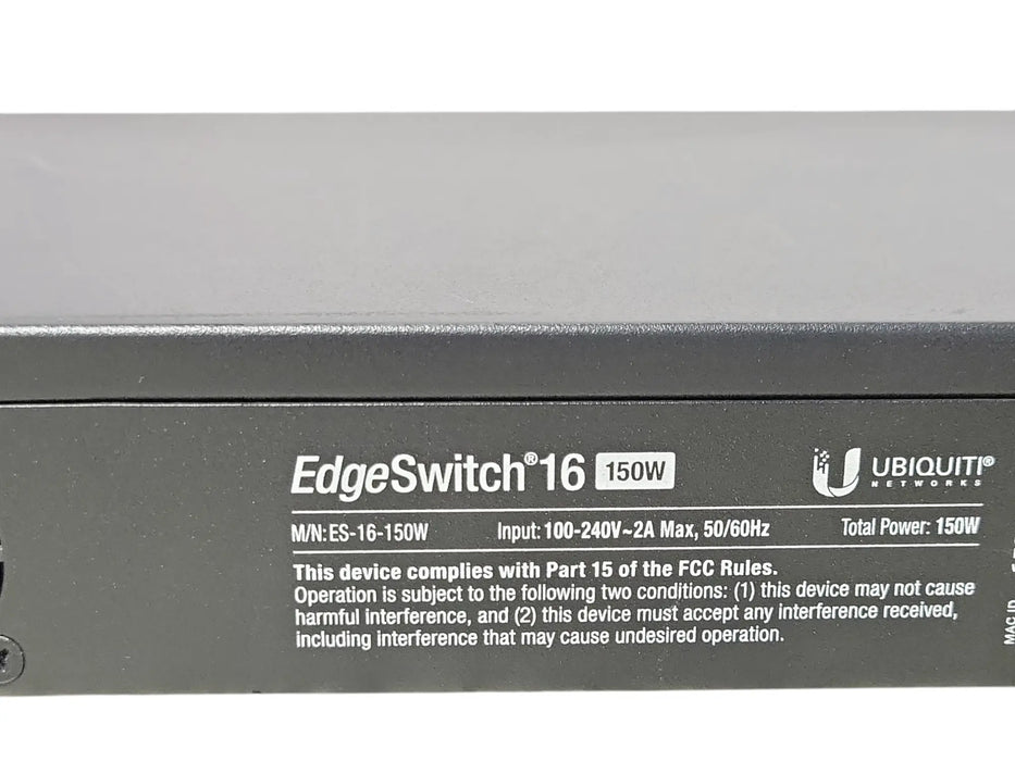 Ubiquiti Networks EdgeSwitch 16 POE 150W Network Switch | ES-16-150W