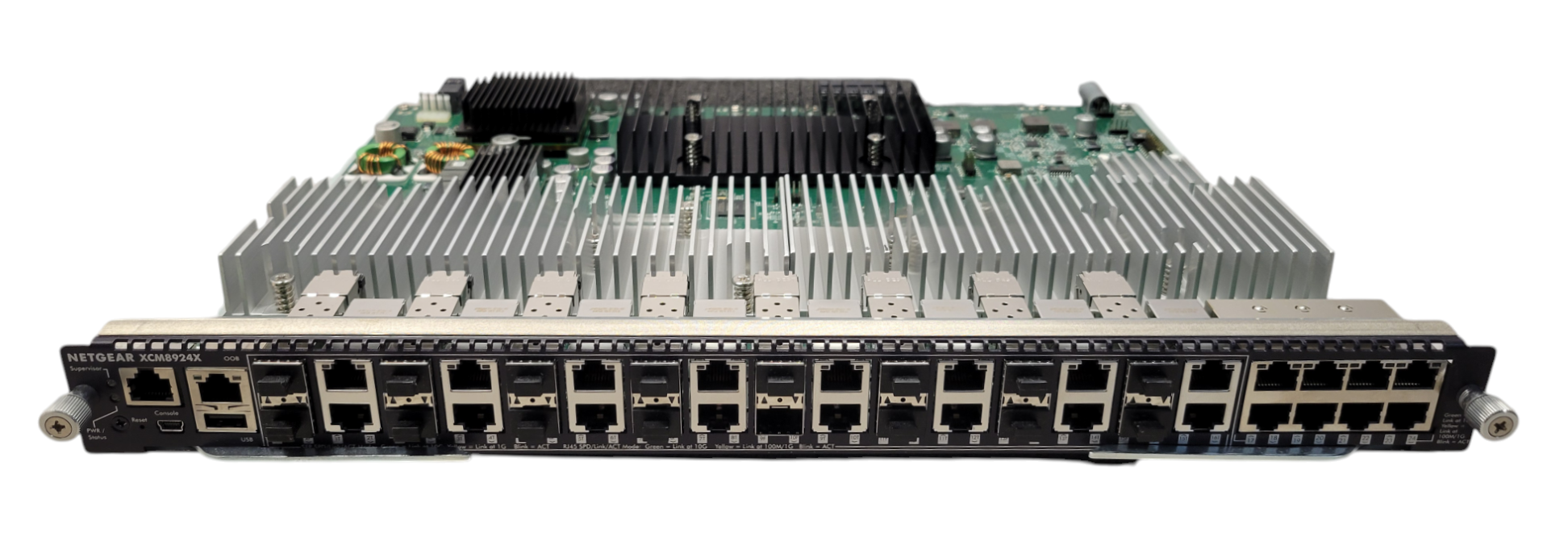 NETGEAR ProSAFE XCM8924X V1 24-Port 10G Base-T 16x SFP+ M6100 I/O Blade Module