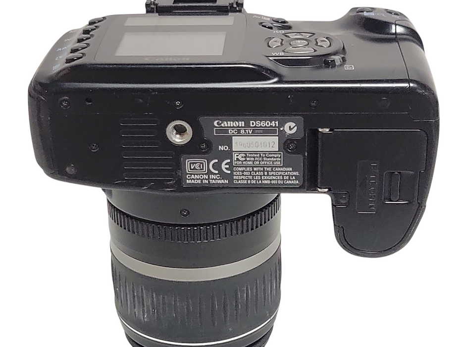 Canon DS6041 EOS Digital Rebel Camera 18-55mm Lens, No Battery/Charger/CF card