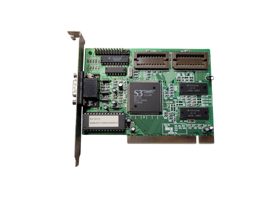 Vintage HighTech S3 Trio64V+ PCI Video Card VGA