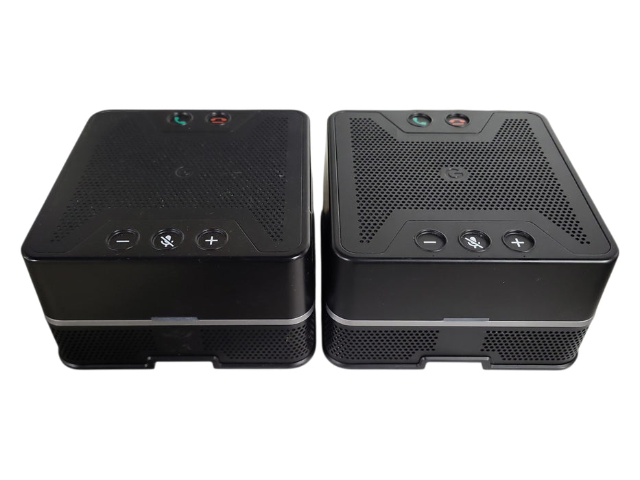 Lot of 2x Google Hangouts Meet Speakermic G017A, No Power Adapter, READ