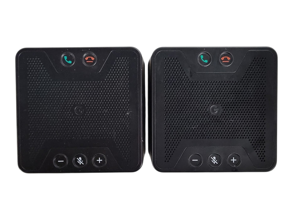 Lot of 2x Google Hangouts Meet Speakermic G017A, No Power Adapter, READ