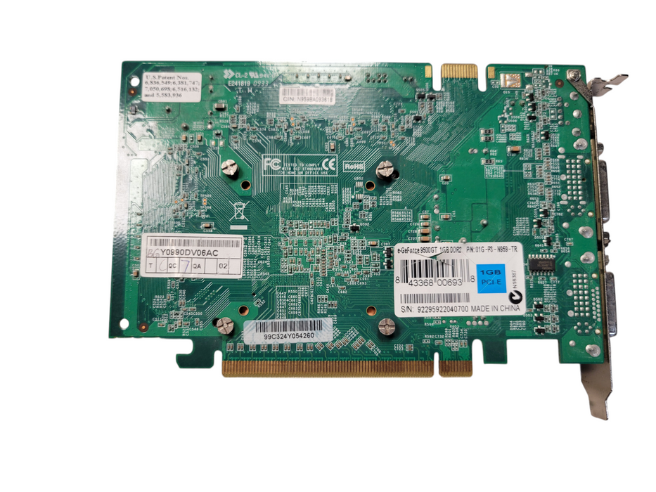 EVGA E-GeFORCE 9500 GT Video Card 1GB DDR2 Graphics Card Dual DVI