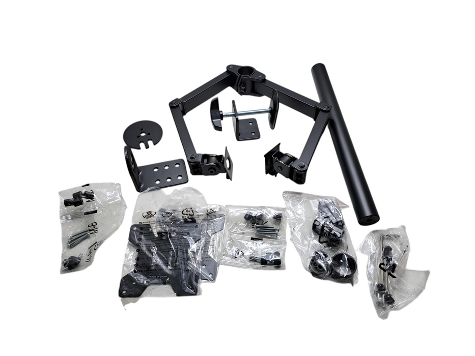 WALI Dual Monitor Desk Mount, Monitor Stand for 2 Monitors Up to 27"