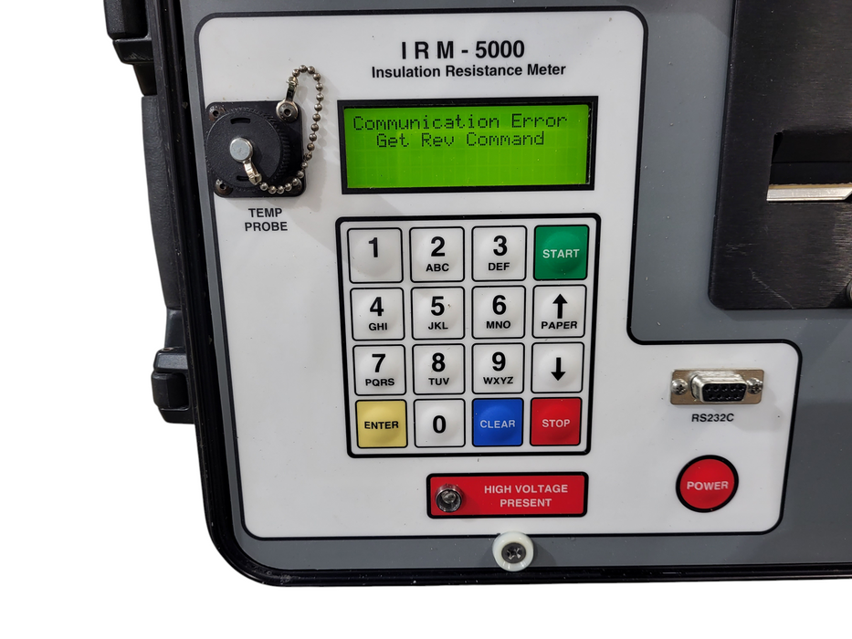 Vanguard Instruments IRM-5000 5kV Insulation Resistance Meter / Megohmmeter READ