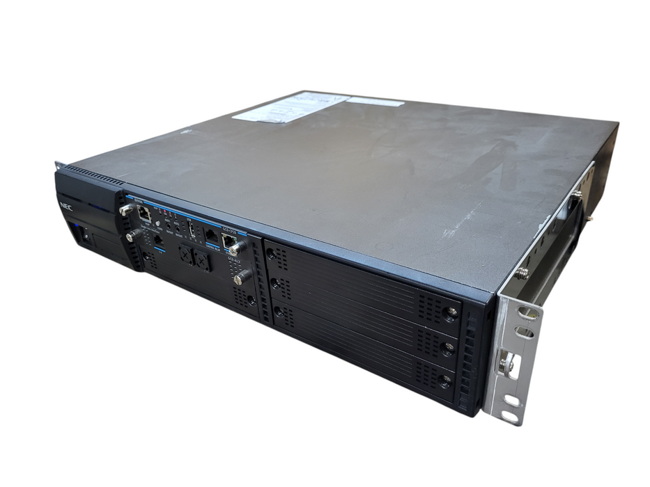 NEC SV9100 SV9300 6-Blade 2U Chassis CHS2UG-US w/ GCD-CP20, GCD-4LCF