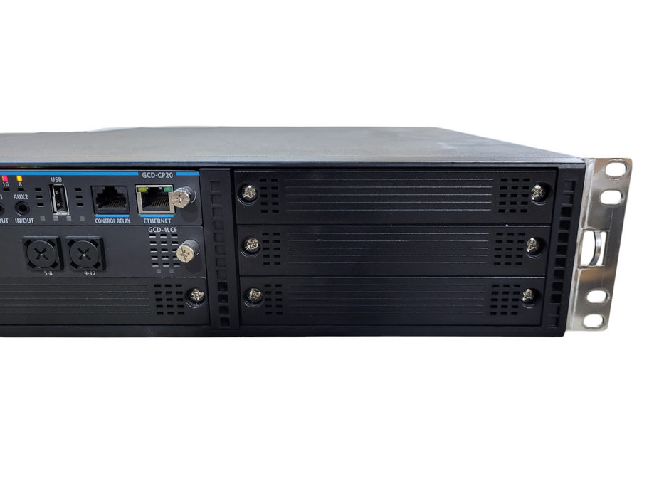 NEC SV9100 SV9300 6-Blade 2U Chassis CHS2UG-US w/ GCD-CP20, GCD-4LCF