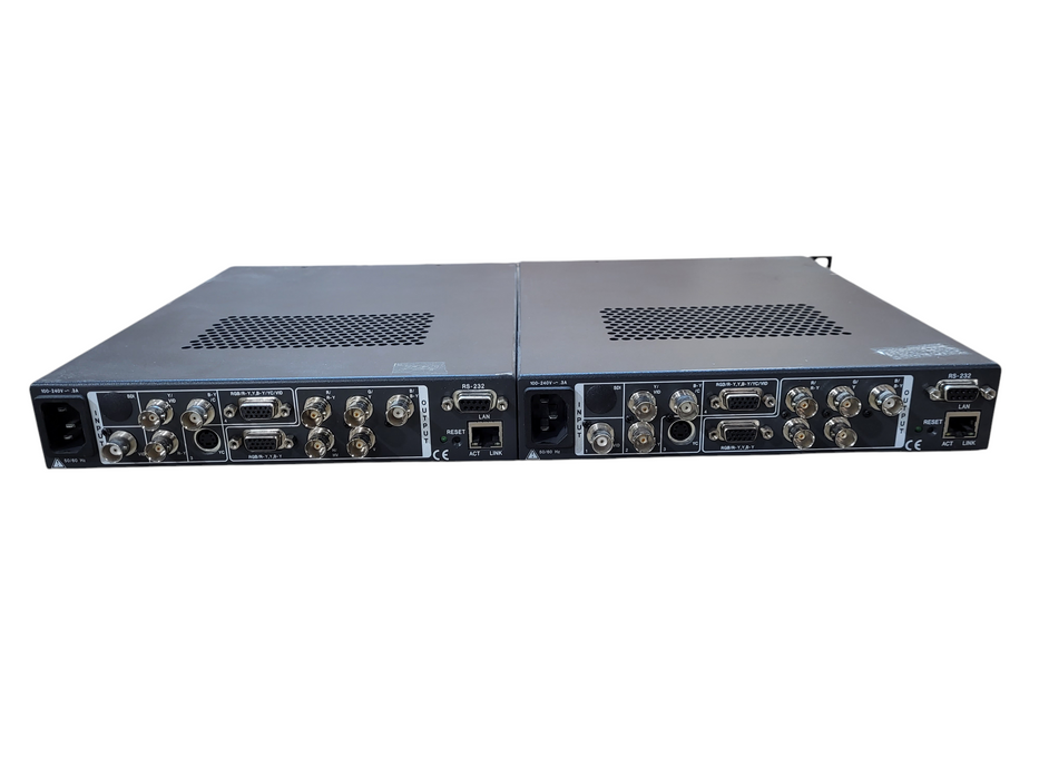 Lot of 2x Extron DVS 304 Video and RGB Scaler READ