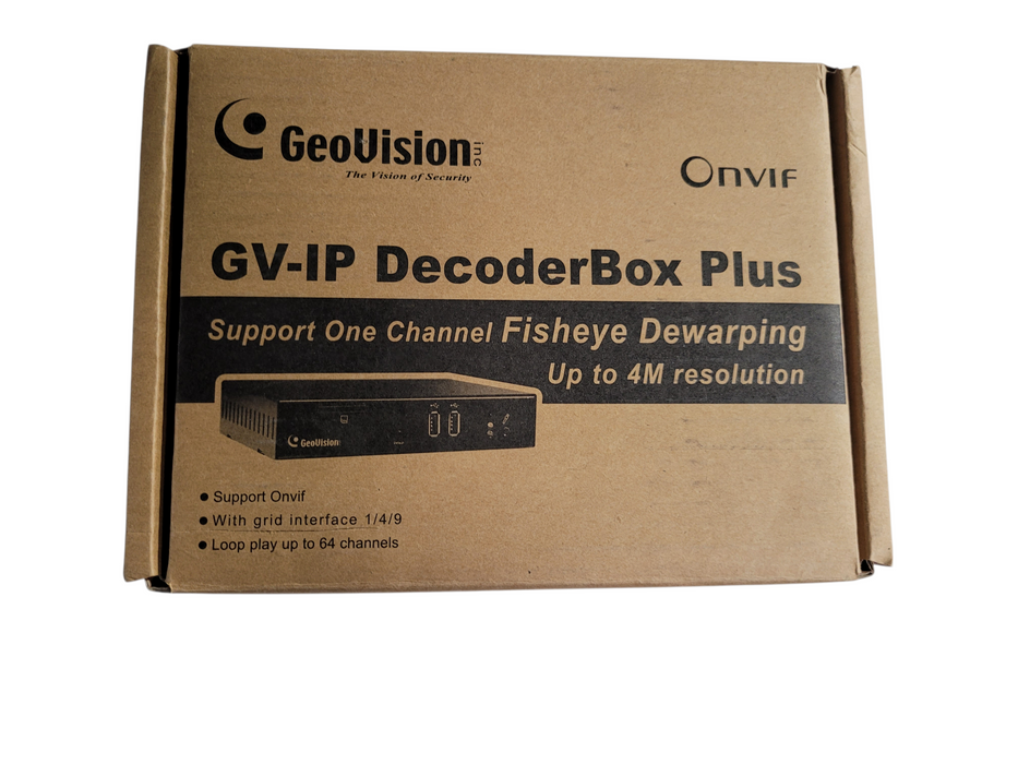 Geovision GV-IP Decoder Box, IP Camera to HDMI / VGA Monitor Display