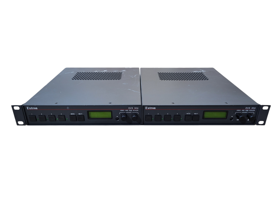 Lot of 2x Extron DVS 304 Video and RGB Scaler READ