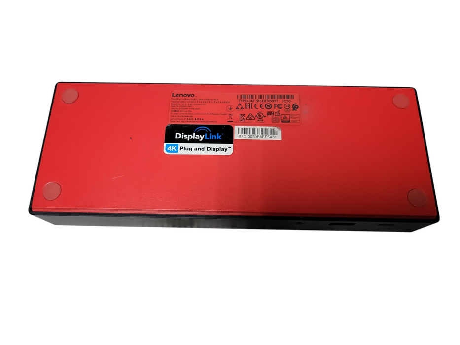 Lenovo ThinkPad Hybrid USB-C USB-A Dock | DUD9011D1 | 40AF |