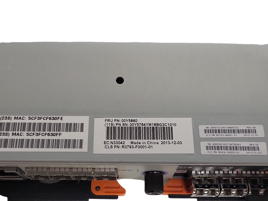 IBM 00Y5860 00Y5764 00RY384 2078-24C Storwize V5000 Node Controller With Card
