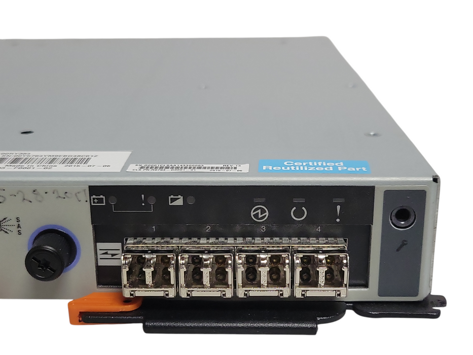 IBM 00RY384 Storwize V5000 Node Controller With Card, battery, and RAM