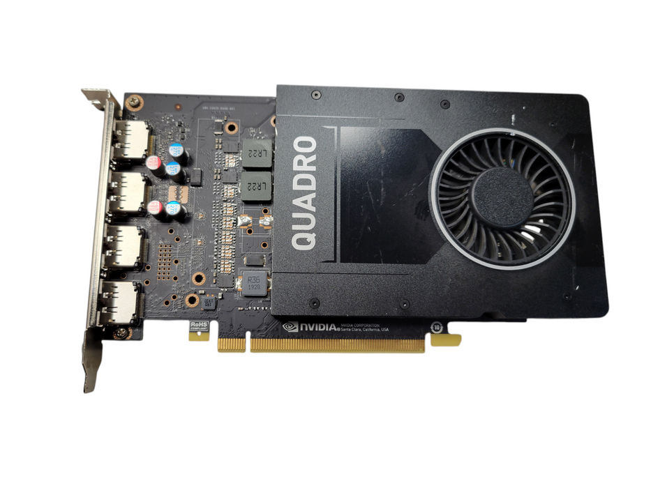 NVIDIA Quadro P2200 Graphic Card / 5GB GDDR5X 4x DP DisplayPort (READ)