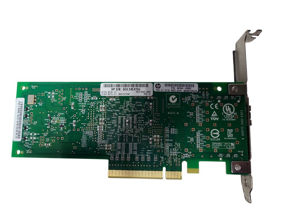 HP QLE2560 Single Port 8GbE PCIe FC HBA Adapter QLE2560-HP With SFP