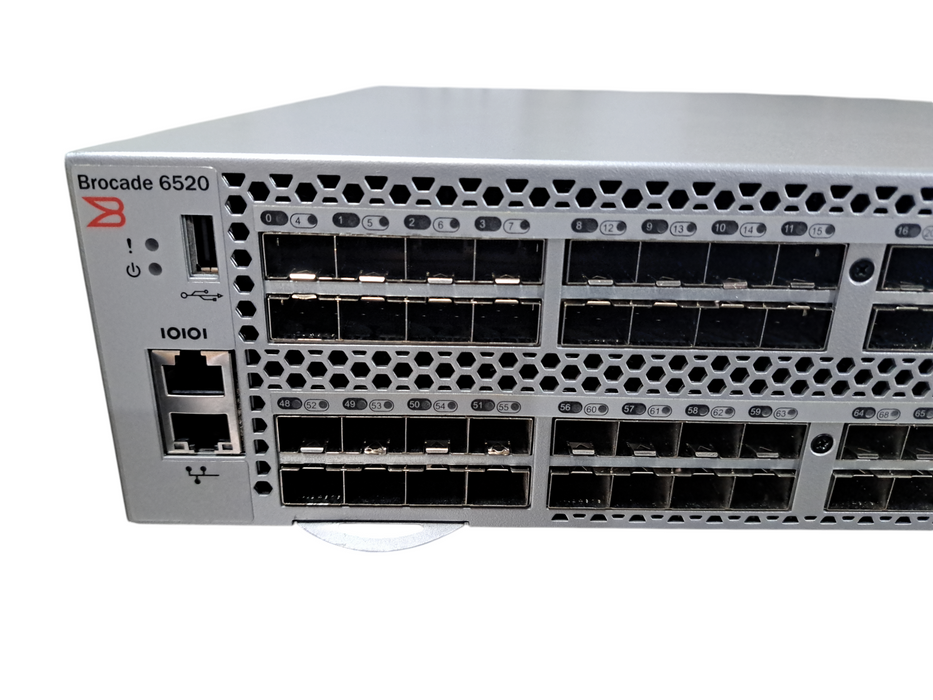 Brocade BR-6520-48-16G-R 6510 48-Port SFP+ Layer 3 Switch, READ