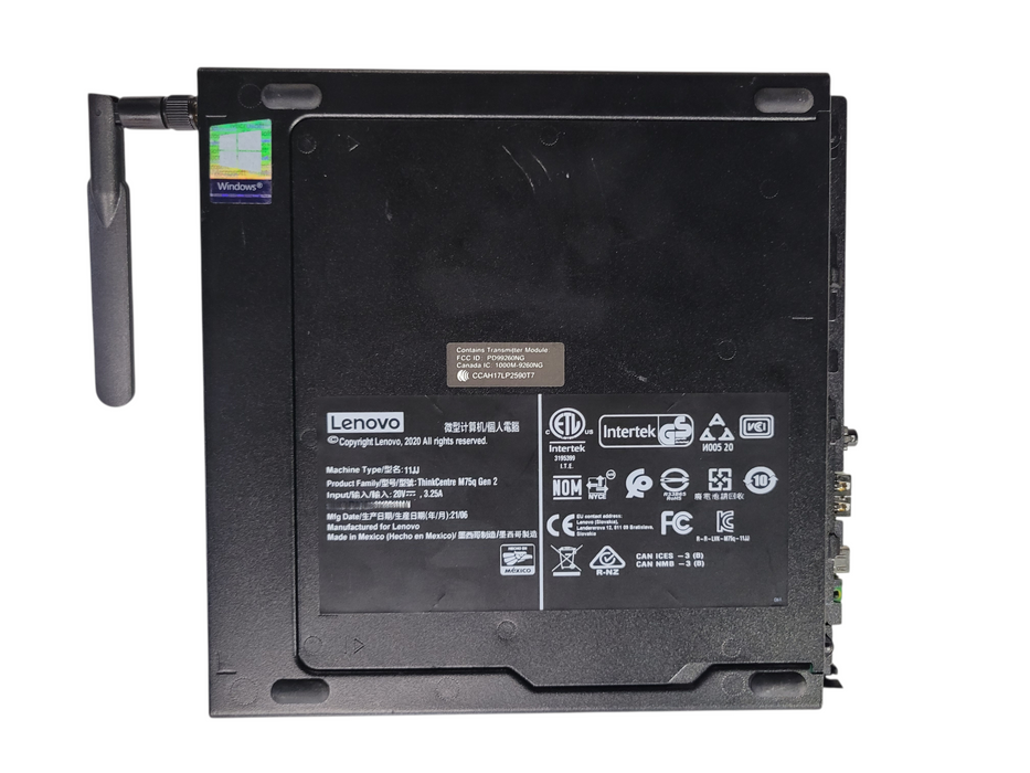 Lenovo ThinkCentre M75q Gen2 | Ryzen 5 PRO 4650GE @3.3GHz 8GB DDR4 256GB NVMe
