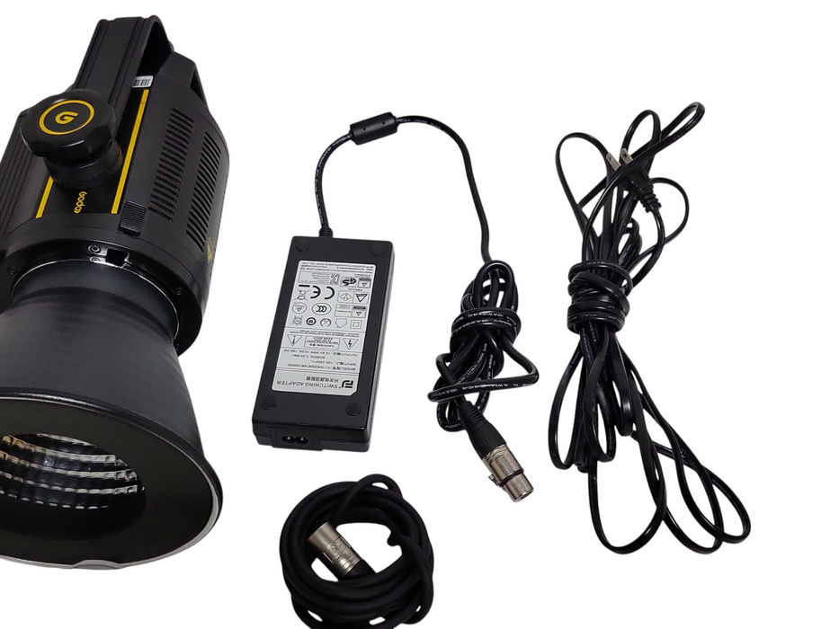 Godox VL150 LED Video Light with VLC150, Power adapter, cables, and Bag