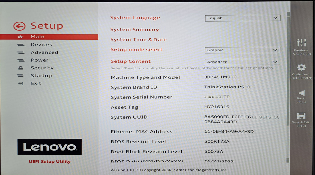 Lenovo ThinkStation P510 | Xeon E5-1650 v4, 32GB DDR4, Quadro K2200, No HDD