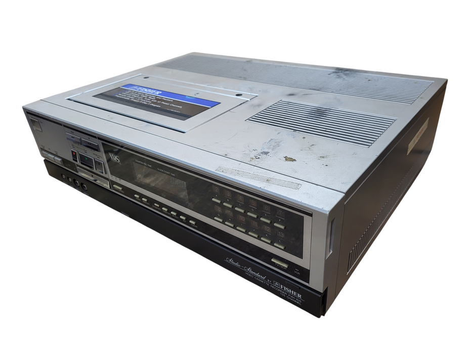 Fisher FVH-615 VCR Studio Standard VHS Video Cassette Recorder READ