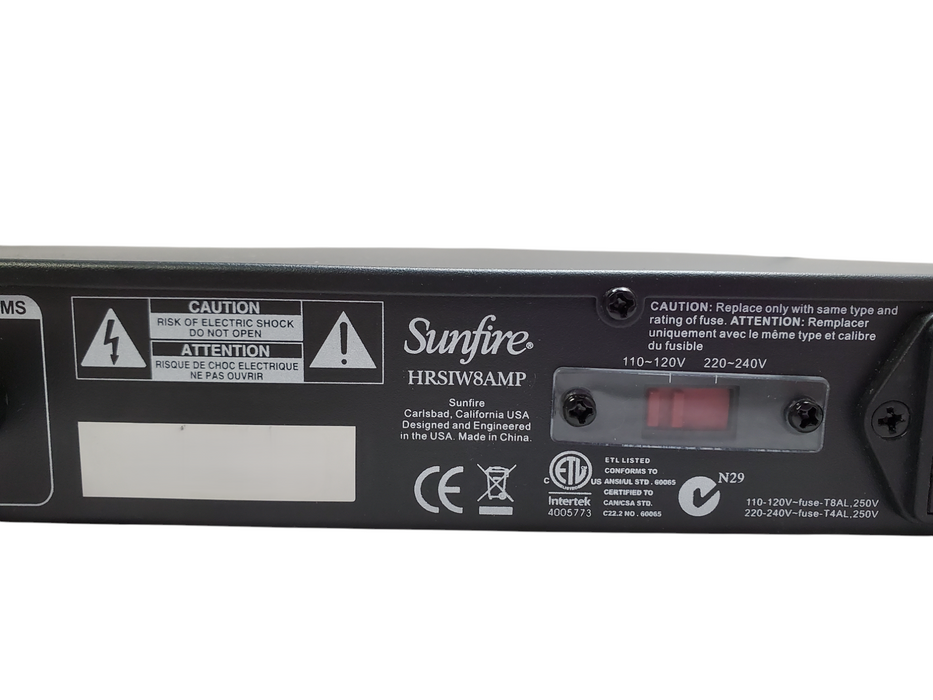 Sunfire HRSIW8AMP Subwoofer Amplifier *READ*