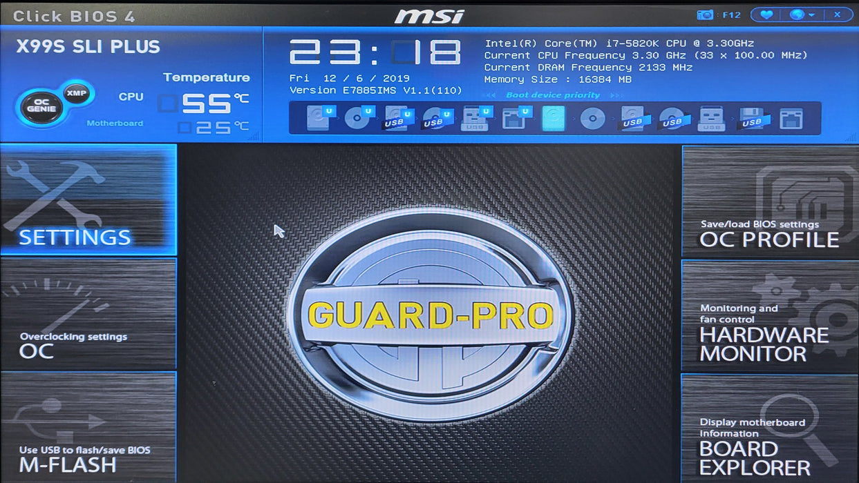 Custom PC, X99S SLI PLUS, i7-5820K, 16GB DDR4, 256GB M.2, GTX 970,
