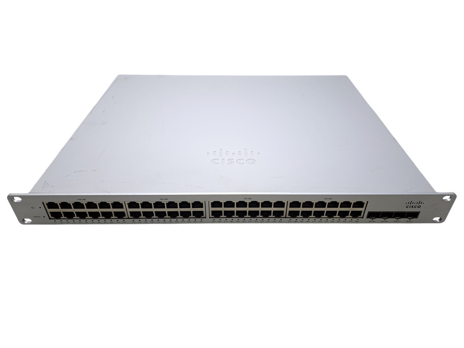 Cisco Meraki MS220-48FP-HW 48-Port Gigabit PoE Cloud-Managed Switch UNCLAIMED