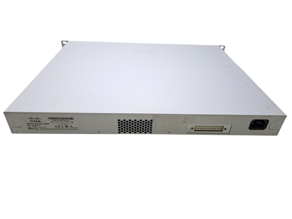 Cisco Meraki MS220-48FP-HW 48-Port Gigabit PoE Cloud-Managed Switch UNCLAIMED