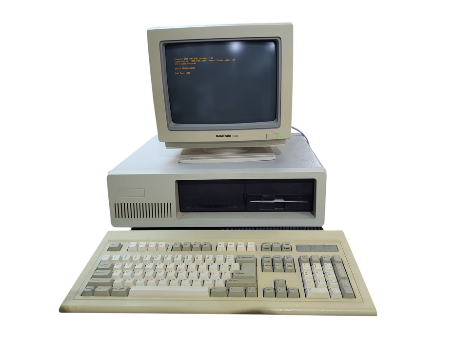 Vintage Delta Technology IBM PC/XT Clone Pheonix 8088 BIOS w/ DataTrain V242A