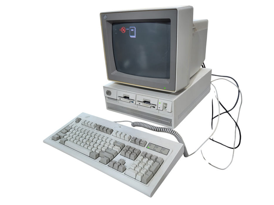 IBM Personal System/2 Model 70 386 Desktop w/ 8512-001 Monitor, keyboard