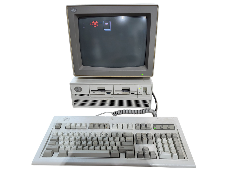 IBM Personal System/2 Model 70 386 Desktop w/ 8512-001 Monitor, keyboard