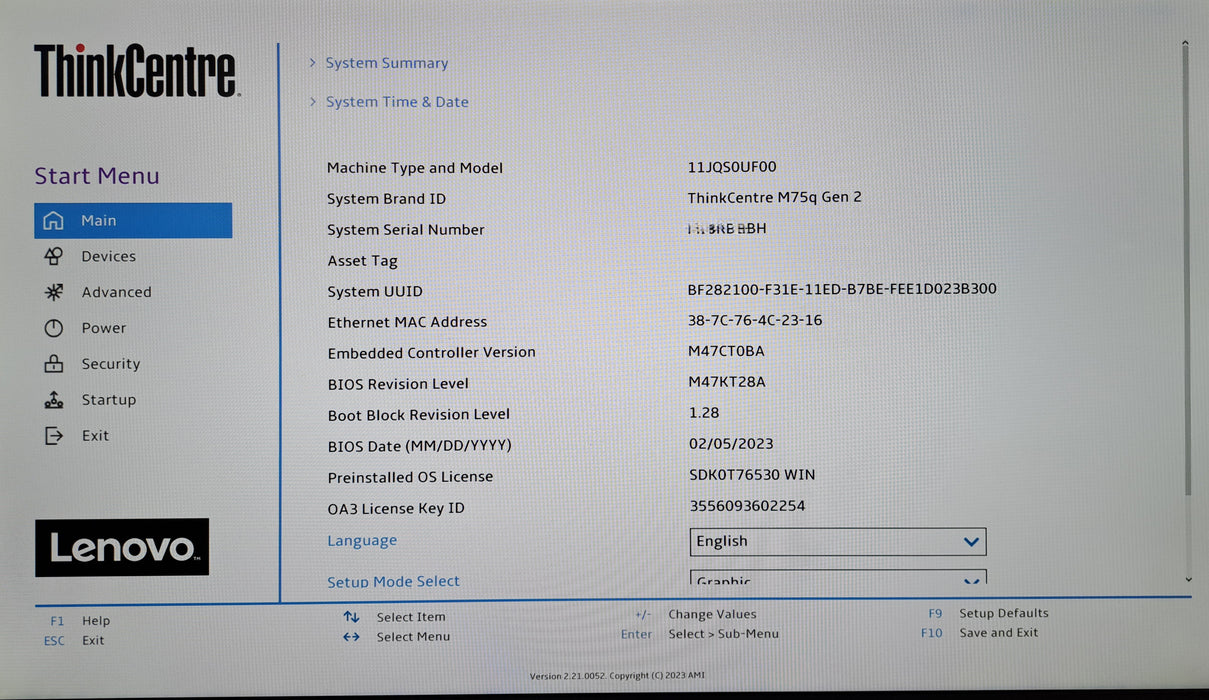 Lenovo ThinkCentre M75q Gen 2 | Ryzen 5 PRO 5650GE, 16GB DDR4, 256GB NVMe, 65W