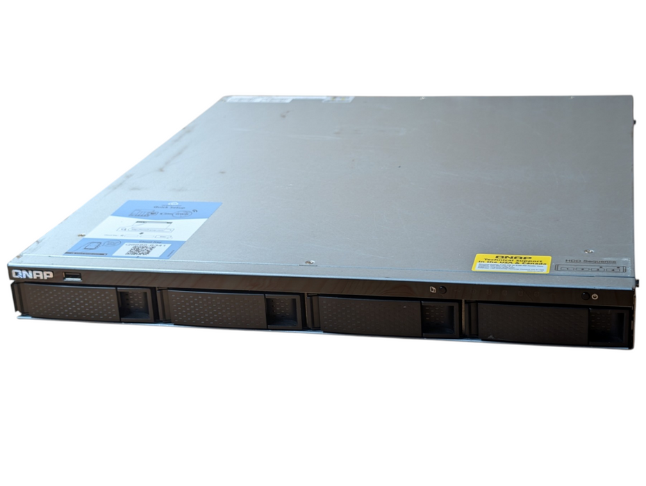 QNAP TS-463XU-RP 1U 4 Bay NAS with 4x 4TB HDDs