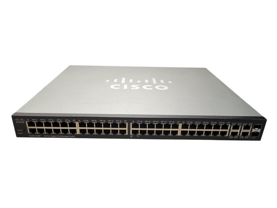 Cisco Small Business SG300-52MP 52-Port Gigabit PoE Managed Switch