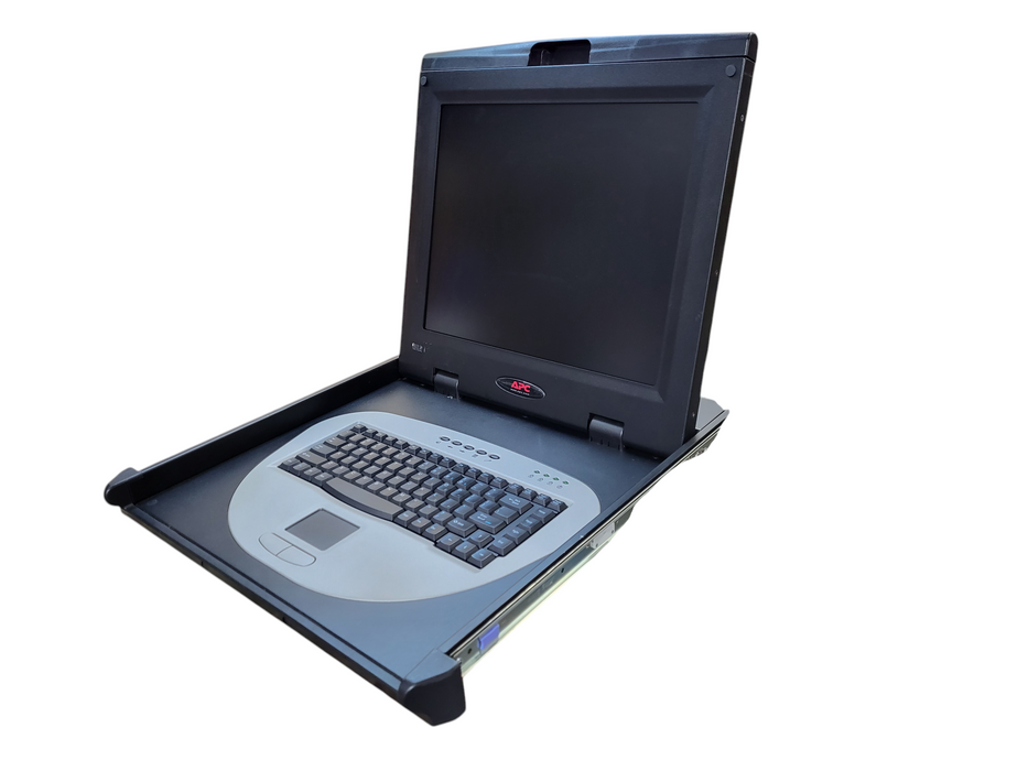 APC AP5017 17" Rack Mount LCD Monitor Keyboard Console KVM 1U