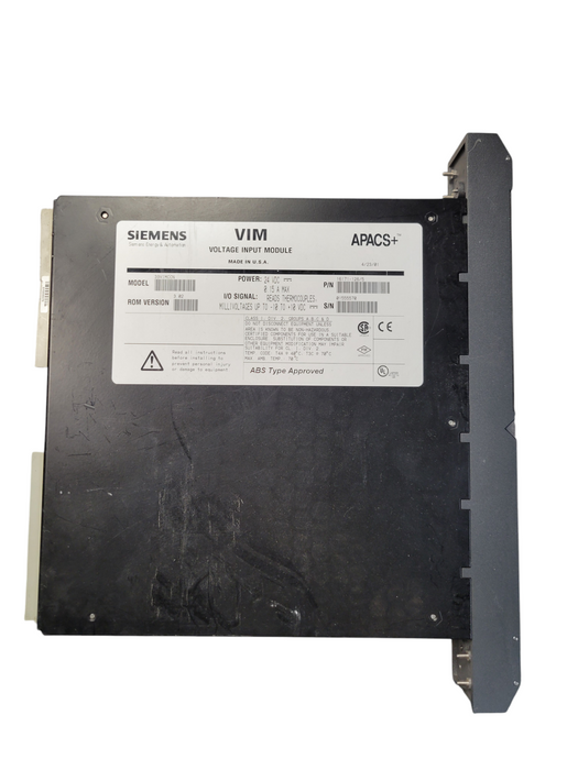 SIEMENS VOLTAGE INPUT MODULE APACS+ 39VIMCCN