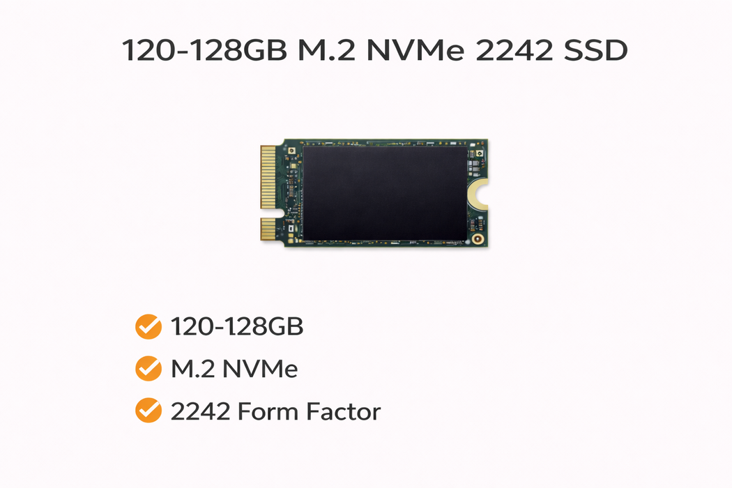 120-128GB m.2 NVMe 2242 SSD | Mixed Brands