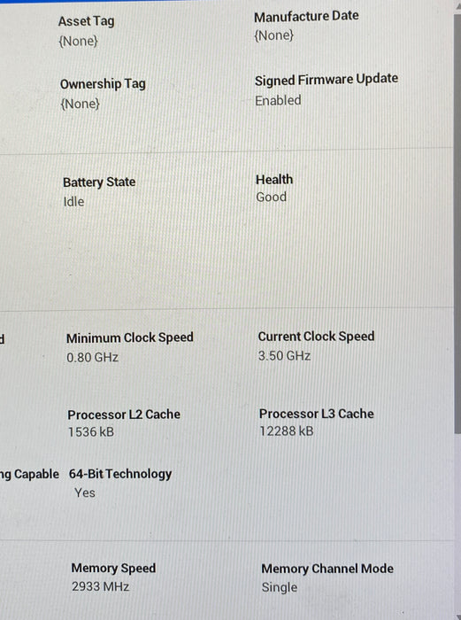 Dell XPS 15 9500 i7-10750H GTX 1650 4GB GPU 16GB RAM 256GB SSD No Power Adapter