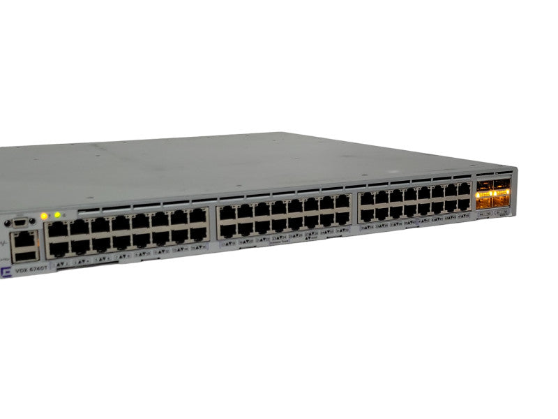 EXTREME NETWORKS XBR-VDX6740T-24-R 80-1009581-04 48 PORT SWITCH, READ _